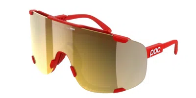 Poc Devour Ma1001 9622 Occhiali Da Sole Rossi Per Uomo