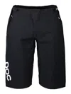 Poc Essential Enduro Black Shorts In Black