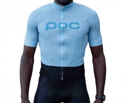 Poc Essential Road Logo Jersey In Light Basalt Blue