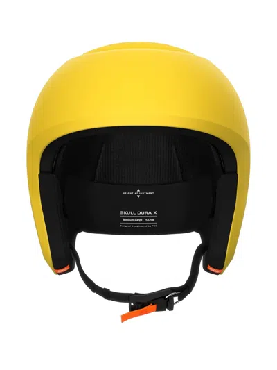 Poc Logo-print Helmet In Yellow