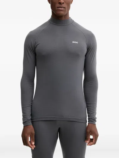 Poc Long-sleeve Base Layer In Gray