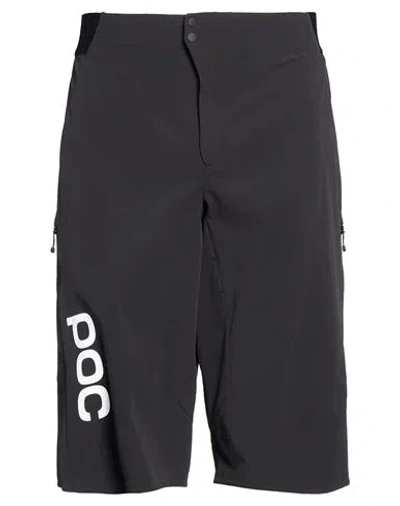 Poc Man Shorts & Bermuda Shorts Black Size Xxl Cordura, Polyamide, Elastane In Gray