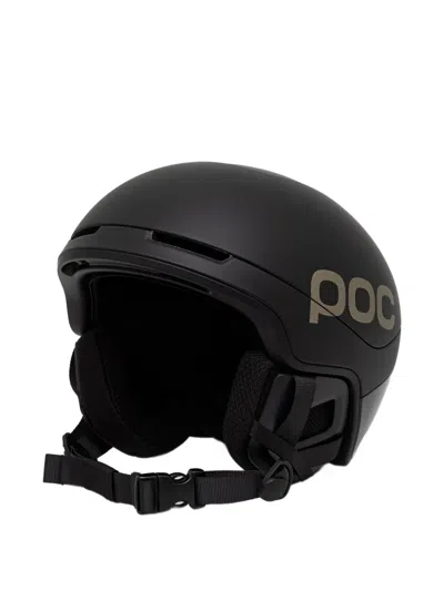 Poc Marco Odermatt Lion-print Ski Helmet In Black