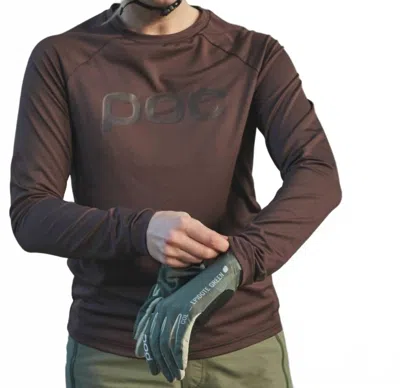 Poc Reform Enduro Jersey In Axinite Brown In Multi