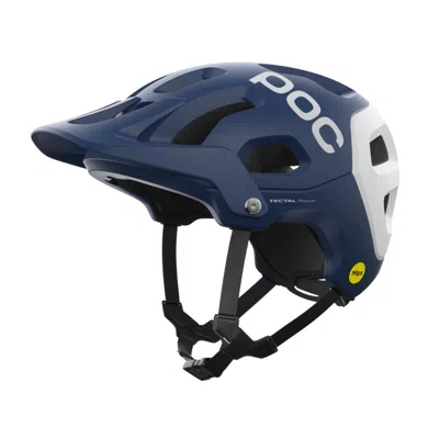 Poc Tectal Race Mips Helmet Navy Blue Matte White In Black