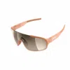 Poc Unisex - Crave Lightweight Mirror Cat 2 Sunglasses In Light Citrine/clarity Silver In Orange