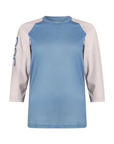 Poc Woman T-shirt Slate Blue Size Xs Recycled Polyester