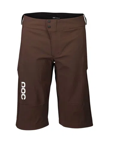 Poc Women's Essential Mtb Shorts In Axinite Brown