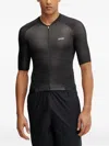 Poc Zip-neck Short-sleeved Cycling Top In Black