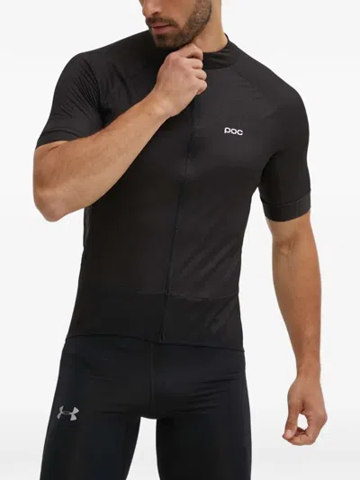 Poc Zip Short-sleeve Cycling Vest In Black