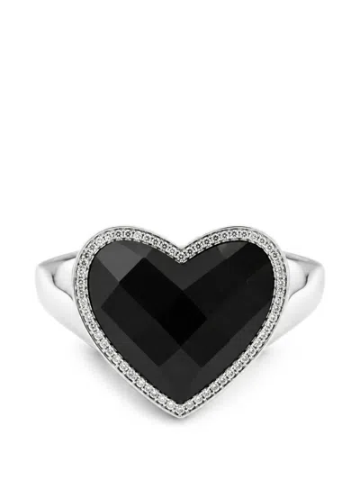 Poche Paris Amour Heart-shaped Ring In 실버 톤