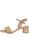 Poche Paris Ankle-strap Leather Sandals In Neutral