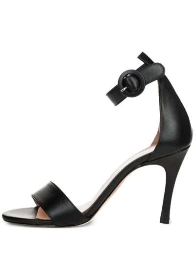 Poche Paris Ankle-strap Sandals In Black