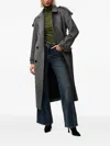 Poche Paris Belted Coat In Multi