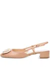 Poche Paris Block-heel Slingback Pumps