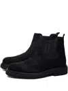 Poche Paris Brogue Detail Boots In Black