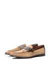 Poche Paris Buckle Strap Loafers In Brown
