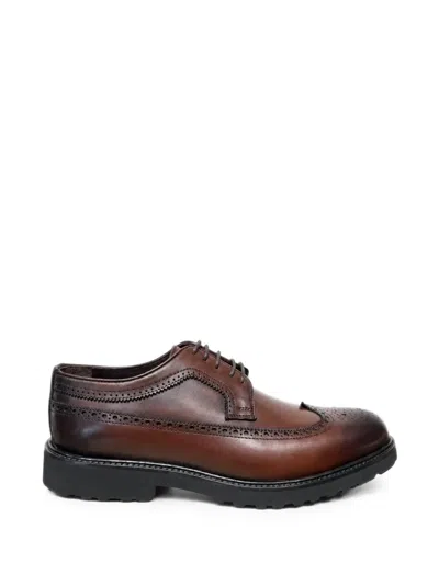 Poche Paris Cipele Brogue Leather Shoes In Multi