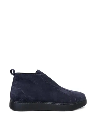 Poche Paris Cipele Suede Slip-on Loafers In Multi