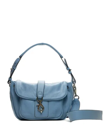 Poche Paris Flap-buckle Shoulder Bag In Blue