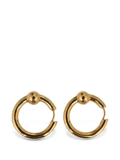 Poche Paris Harmony Ball-detail Hoop Earrings In 골드 톤
