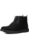 Poche Paris Herve Lace-up Boots In Black