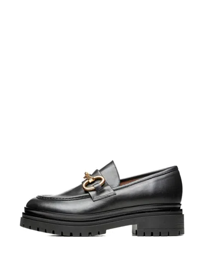 Poche Paris Horsebit Lug-sole Loafers In Animal Print