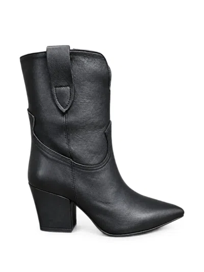 Poche Paris Čizme Cowboy Boots In Black