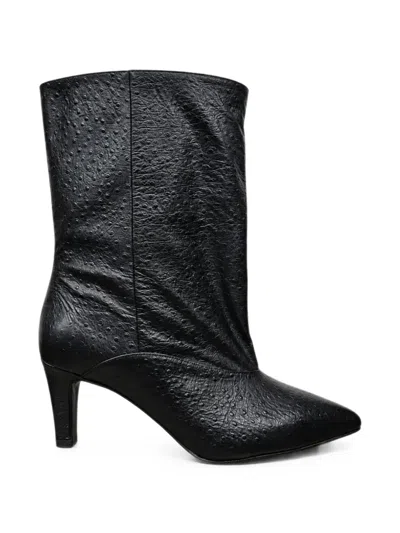 Poche Paris Čizme Pointed-toe Boots In Black