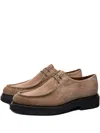 Poche Paris Lace-up Derby Shoes In Brown