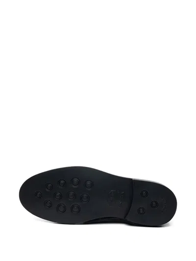 Poche Paris Lace-up Oxford Shoes In Black