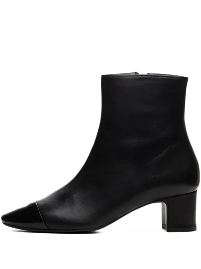 Poche Paris Leather Ankle Boots