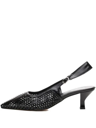 Poche Paris Leather Heeled Sandals