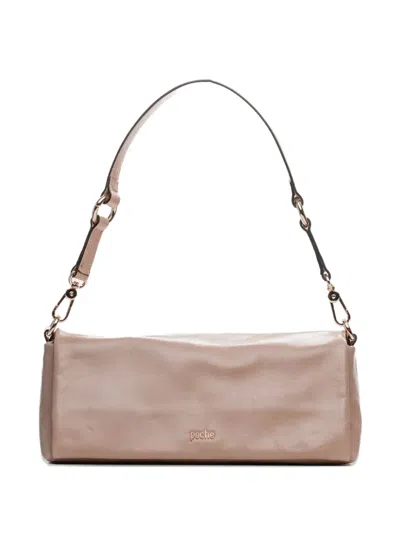 Poche Paris Logo-plaque Tote Bag In Pink