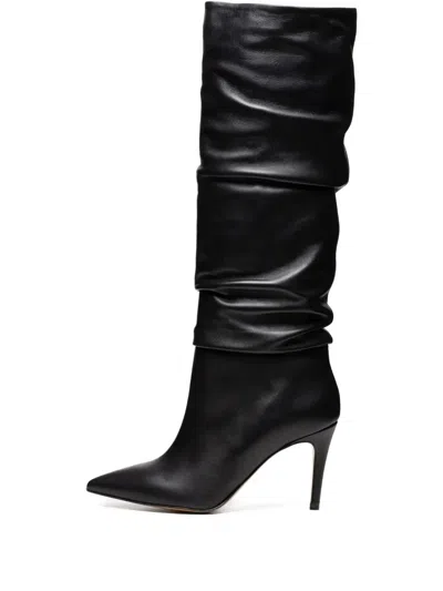 Poche Paris Margaux Knee-high Boots In Animal Print