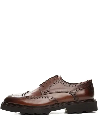 Poche Paris Nicola Leather Derby Shoes