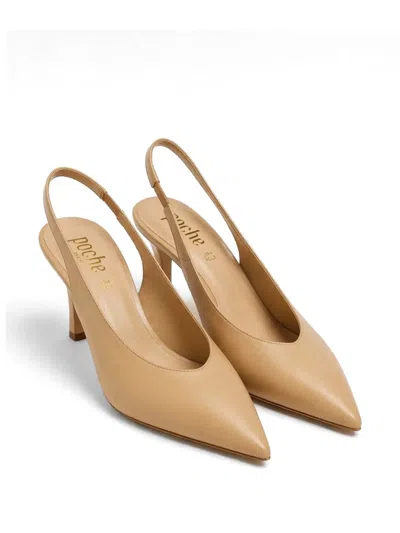 Poche Paris Pointed-toe Mules In Brown