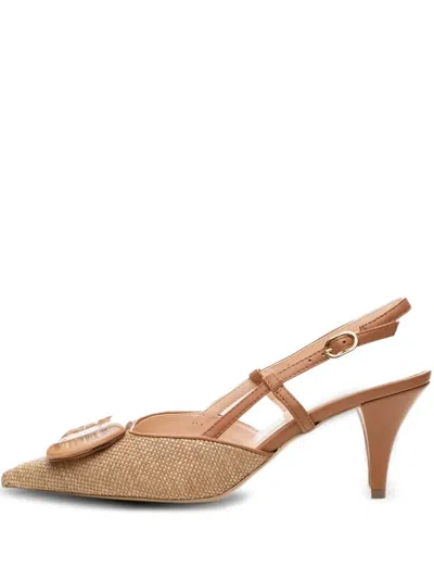 Poche Paris Slingback Pointed-toe Pumps