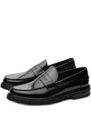 Poche Paris Strap-detail Loafers In Black