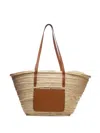 Poche Paris Top-handles Straw Tote Bag In Neutral