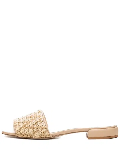 Poche Paris Woven Flat Sandals