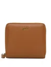 Poche Paris Zip-around Leather Wallet In Brown