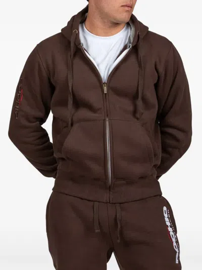 Podhio Aunthentic 360 Hoodie In Brown