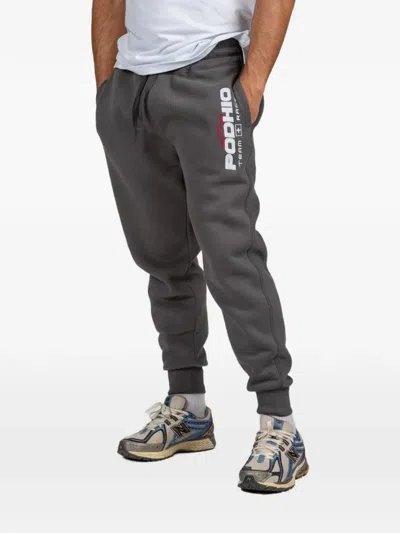 Podhio Authentic 360 Drawstring Track Pans In Black