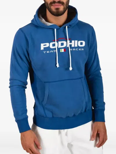 Podhio Authentic 360 Embroidered-logo Hoodie
