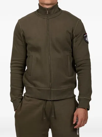 Podhio Authentic 360 Zip-fastening Sweatshirt In Green