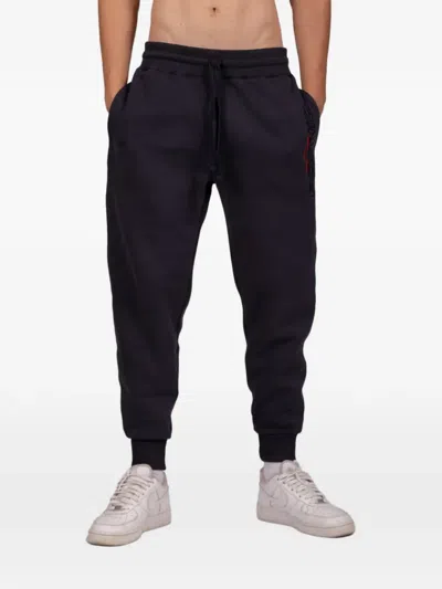 Podhio Drawstring Cuffed Trousers In Black