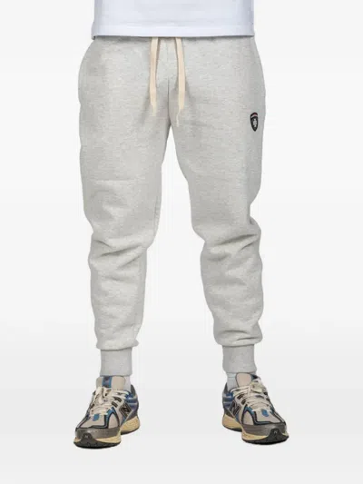 Podhio Drawstring Track Pants In Gray