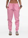 Podhio Drawstring Track Pants In Pink