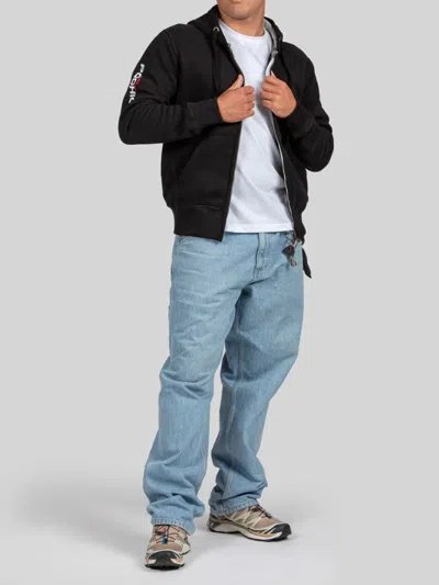 Podhio Full Zip Hoodie Authentic 365 In Black
